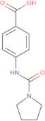 4-[(Pyrrolidin-1-ylcarbonyl)amino]benzoic acid