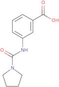 3-[(Pyrrolidin-1-ylcarbonyl)amino]benzoic acid