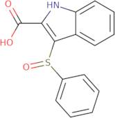 3-(Phenylsulfinyl)-1H-indole-2-carboxylic acid