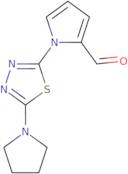 1-(5-Pyrrolidin-1-yl-1,3,4-thiadiazol-2-yl)-1H-pyrrole-2-carbaldehyde