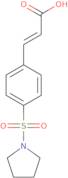 (2E)-3-[4-(Pyrrolidin-1-ylsulfonyl)phenyl]acrylic acid