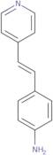 {4-[(E)-2-Pyridin-4-ylvinyl]phenyl}amine