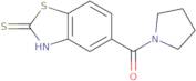 5-(Pyrrolidin-1-ylcarbonyl)-1,3-benzothiazole-2-thiol