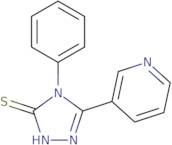 4-Phenyl-5-pyridin-3-yl-4H-1,2,4-triazole-3-thiol