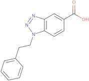 1-(2-Phenylethyl)-1H-1,2,3-benzotriazole-5-carboxylic acid