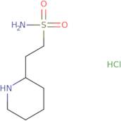 2-Piperidin-2-ylethanesulfonamide hydrochloride