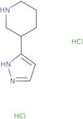 3-(1H-Pyrazol-3-yl)piperidine dihydrochloride