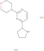 4-(4-Pyrrolidin-2-ylpyrimidin-2-yl)morpholine dihydrochloride