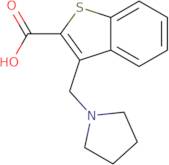 3-(Pyrrolidin-1-ylmethyl)-1-benzothiophene-2-carboxylic acid