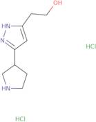 2-(3-Pyrrolidin-3-yl-1H-pyrazol-5-yl)ethanol dihydrochloride