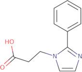 3-(2-Phenyl-1H-imidazol-1-yl)propanoic acid