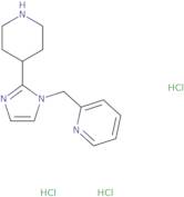 2-[(2-Piperidin-4-yl-1H-imidazol-1-yl)methyl]pyridine trihydrochloride