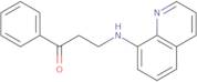 1-Phenyl-3-(quinolin-8-ylamino)propan-1-one