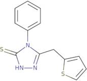 4-Phenyl-5-(2-thienylmethyl)-4H-1,2,4-triazole-3-thiol