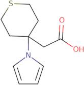 [4-(1H-Pyrrol-1-yl)tetrahydro-2H-thiopyran-4-yl]acetic acid