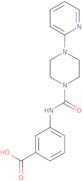 3-{[(4-Pyridin-2-ylpiperazin-1-yl)carbonyl]amino}benzoic acid