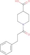 1-(3-Phenylpropanoyl)piperidine-4-carboxylic acid