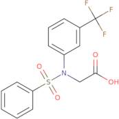 N-(Phenylsulfonyl)-N-[3-(trifluoromethyl)phenyl]glycine