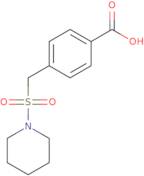 4-[(Piperidin-1-ylsulfonyl)methyl]benzoic acid