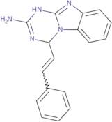 4-[(E)-2-Phenylvinyl]-1,4-dihydro[1,3,5]triazino[1,2-a]benzimidazol-2-amine