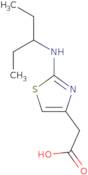 2-(2-[(Pentan-3-yl)amino]-1,3-thiazol-4-yl)acetic acid