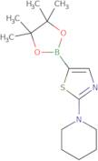 2-(piperidin-1-yl)-5-(4,4,5,5-tetramethyl-1,3,2-dioxaborolan-2-yl)thiazole