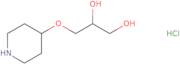 3-(piperidin-4-yloxy)propane-1,2-diol hydrochloride