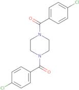 Piperazine-1,4-diylbis((4-chlorophenyl)methanone)