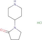 1-(Piperidin-4-yl)pyrrolidin-2-one hydrochloride