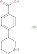 4-(Piperidin-3-yl)benzoic acid hydrochloride