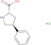 (2S,4S)-4-Phenylpyrrolidine-2-carboxylic acid hydrochloride