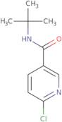 3-Pyridinecarboxamide-6-chloro-N-(1,1-dimethyl-ethyl)