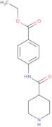 4-[(Piperidine-4-carbonyl)-amino]-benzoic acid ethylester