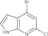1H-Pyrrolo[2,3-b]pyridine,4-bromo-6-chloro-