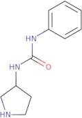 1-Phenyl-3-(3-pyrrolidinyl)urea