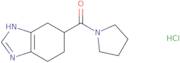 1-Pyrrolidinyl(4,5,6,7-tetrahydro-1H-benzimidazol-6-yl)methanoneHydrochloride