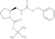 (2S)-[[[(Phenylmethoxy)carbonyl]amino]methyl]-1-pyrrolidinecarboxylicacid 1,1-dimethylethylester