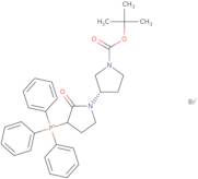 Phosphonium,[(3'S)-1'-[(1,1-dimethylethoxy)carbonyl]-2-oxo[1,3'-bipyrrolidin]-3-yl]triphenyl-,brom…