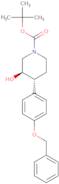 1-Piperidinecarboxylic acid,3-hydroxy-4-[4-(phenylmethoxy)phenyl]-, 1,1-dimethylethyl ester,(3R,4R…