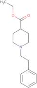 1-(phenylethyl)-4-(ethoxycarbonyl)piperidine