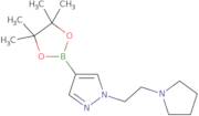 1-(2-pyrrolidin-1-ylethyl)-4-(4,4,5,5-tetramethyl-1,3,2-dioxaborolan-2-yl)pyrazole