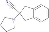 2-(Pyrrolidin-1-yl)-2,3-dihydro-1H-indene-2-carbonitrile