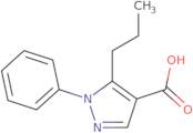 1-Phenyl-5-propylpyrazole-4-carboxylic acid