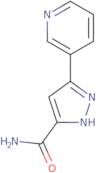 5-(Pyridin-3-yl)-1H-pyrazole-3-carboxamide ,97%