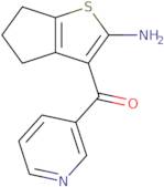 3-(Pyridine-3-carbonyl)-4H,5H,6H-cyclopenta[B]thiophen-2-amine