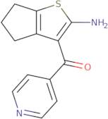 3-(Pyridine-4-carbonyl)-4H,5H,6H-cyclopenta[B]thiophen-2-amine