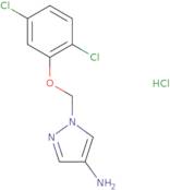 1- [(2, 5- Dichlorophenoxy) methyl] -1H- pyrazol- 4- amine hydrochloride (1:1)