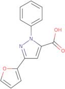 3-(furan-2-yl)-1-phenyl-1H-pyrazole-5-carboxylic acid