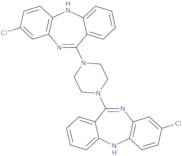 11,11'-(Piperazine-1,4-diyl)-bis-8-chloro-5H-dibenze[b,e][1,4]diazepine