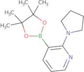 2-(Pyrrolidin-1-yl)-3-(4,4,5,5-tetramethyl-1,3,2-dioxaborolan-2-yl)pyridine